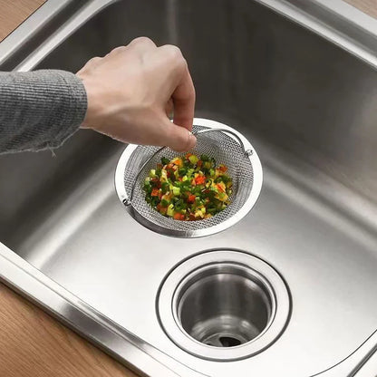 Brehn | Sink Strainer DrainGuard Inox | Stainless Steel Drain Strainer for Kitchen & Bathroom | Catches Food Scraps & Hair | Rust-free & Durable