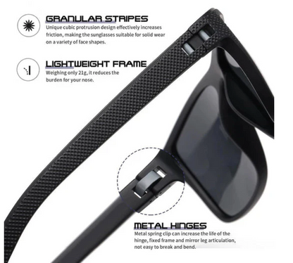 BowLift | ZichtZeker 3-Piece Set Polarized Sunglasses – UV400 Protection & Comfort