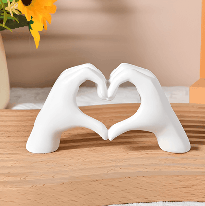 Skanto | LoveSculpt Handmade Wood Heart Decoration – Symbol of Love & Connection for Home Decor