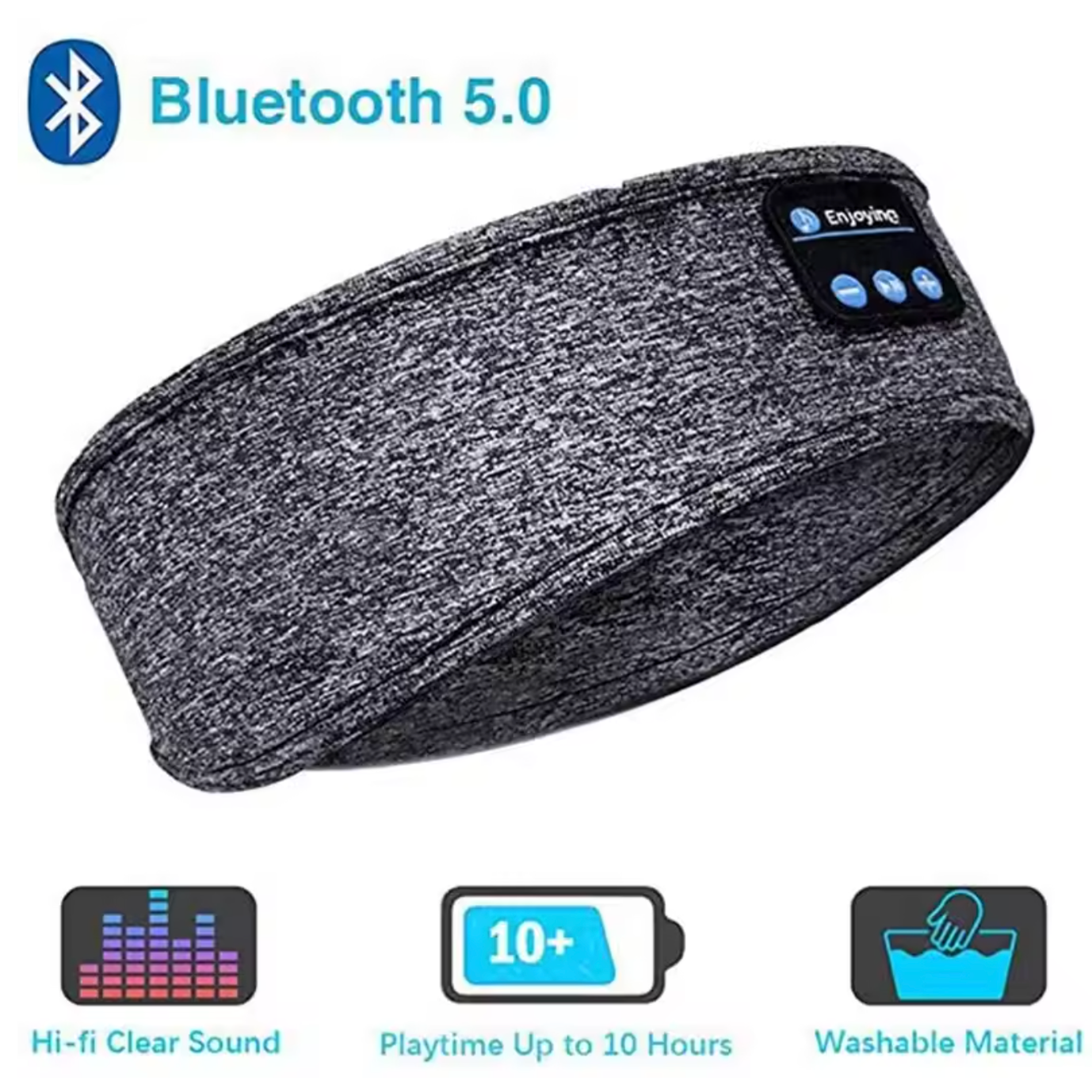 Skanto | Sleep Headphones | Wireless Bluetooth Headband for Sleep