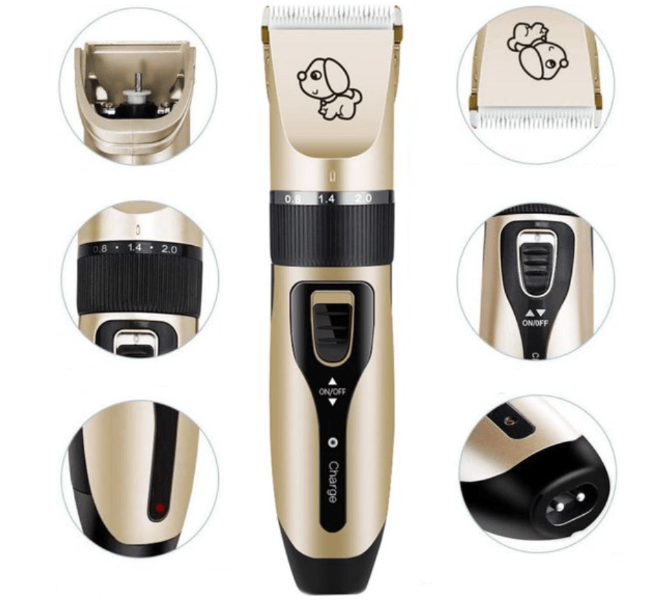 Skanto | Professional Dog Trimmer with Brush for All Coat Types