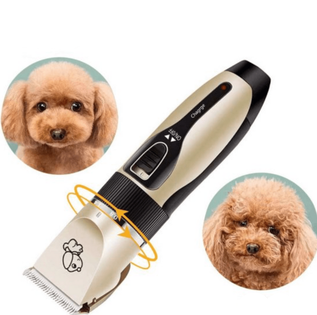 Skanto | Professional Dog Trimmer with Brush for All Coat Types