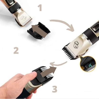 Skanto | Professional Dog Trimmer with Brush for All Coat Types