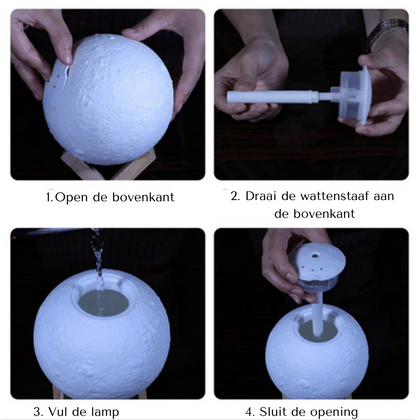 Air Purifier | Moon Lamp and Humidifier in One