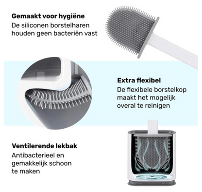 BowLift | FlexiClean Toilet Brush – Hygienic Silicone Design for Easy Cleaning