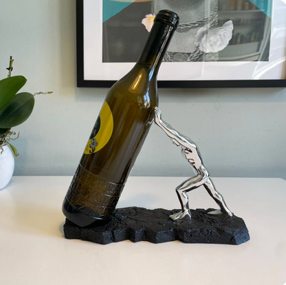Skanto | Wine Bottle Holder - VinoLux - Premium Design - Luxurious Eye-Catcher