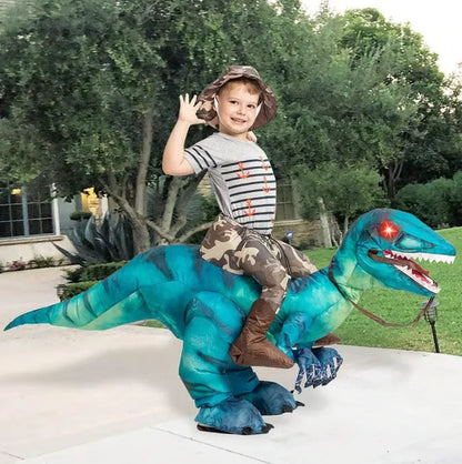Skanto | Ride-On Inflatable Dinosaur Costume for Kids – Fun Party Outfit for Parties & Halloween