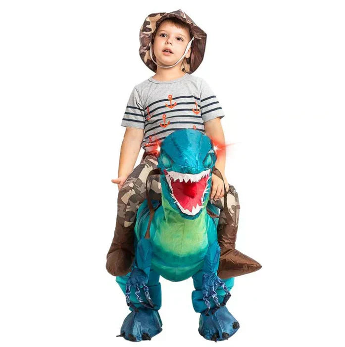 Skanto | Ride-On Inflatable Dinosaur Costume for Kids – Fun Party Outfit for Parties & Halloween