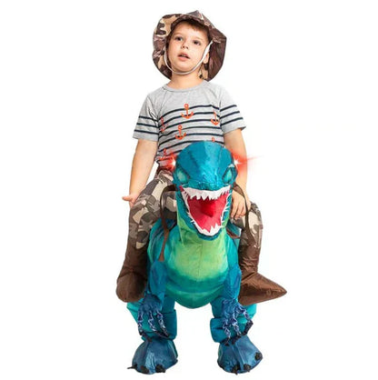 Skanto | Ride-On Inflatable Dinosaur Costume for Kids – Fun Party Outfit for Parties & Halloween