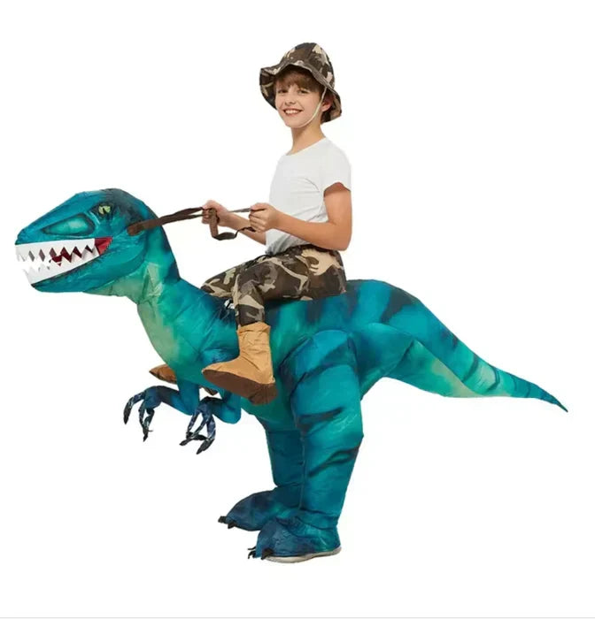 Skanto | Ride-On Inflatable Dinosaur Costume for Kids – Fun Party Outfit for Parties & Halloween