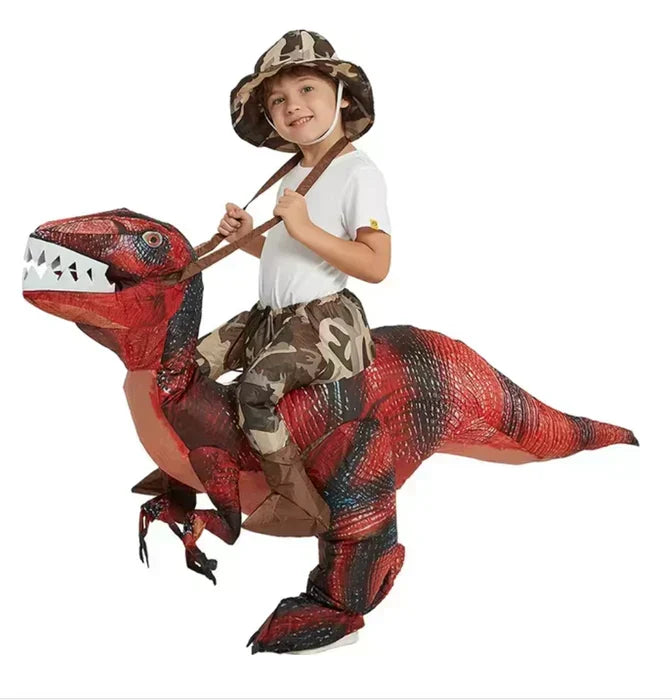 Skanto | Ride-On Inflatable Dinosaur Costume for Kids – Fun Party Outfit for Parties & Halloween