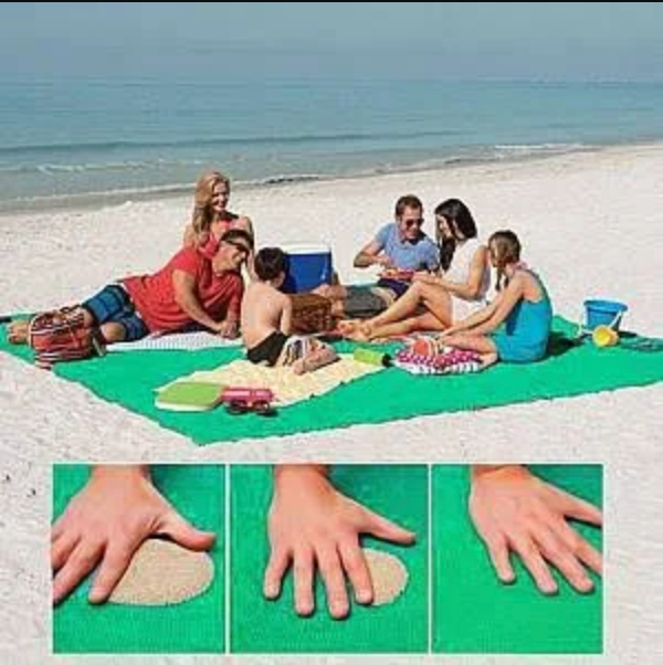 BowLift | XXL Sand-free Beach Towel | Sand Sheet® | 200x200