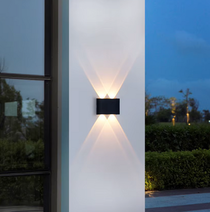 Skanto | Modern Indoor Outdoor Wall Light – Minimalist LED Fixture