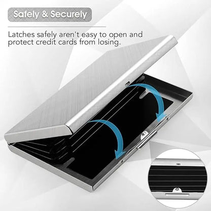 BowLift | Slim RFID-blocking stainless steel wallet for cards