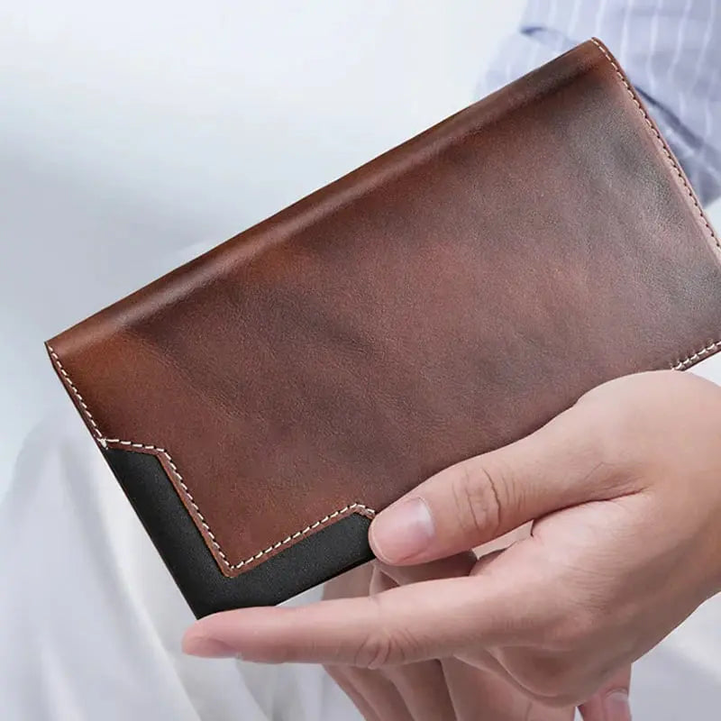 BowLift | Slim Vintage Wallet – Durable Synthetic Leather, cleverly organized