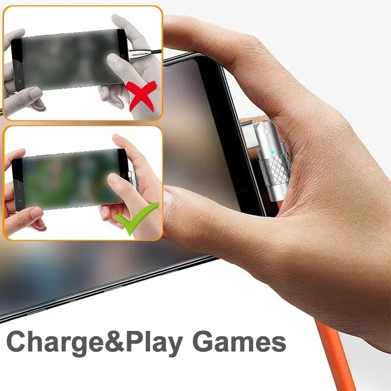 BowLift | Fast charging durable 120W Redatable USB data cable with connector
