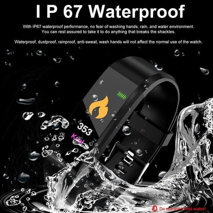 Skanto | New Smartwatch Men Women Heart Rate Monitor Blood Pressure Fitness Tracker Smartwatch Sports Watch PK FITBITS
