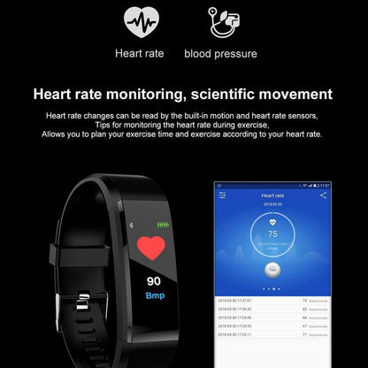Skanto | New Smartwatch Men Women Heart Rate Monitor Blood Pressure Fitness Tracker Smartwatch Sports Watch PK FITBITS