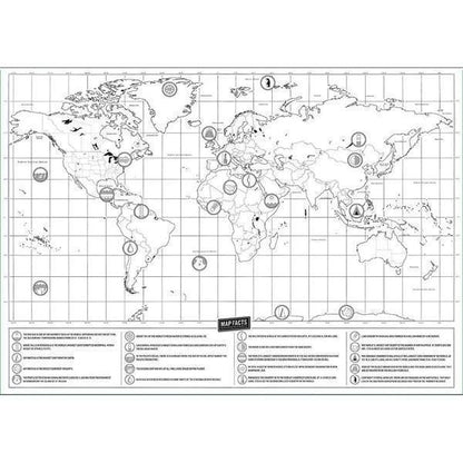 Scratch-off World Map (2 sizes) | Karnz