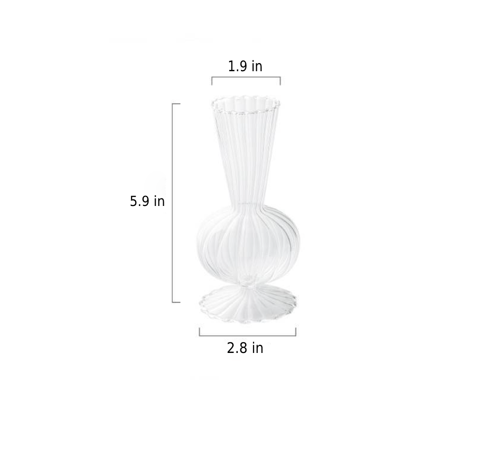 Skanto | Petal-Textured Glass Accents & Vases