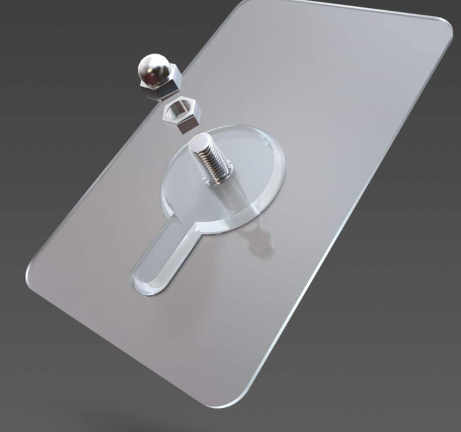 Self-adhesive nail | Load capacity of 10 kg | Suitable for all walls | Karnz