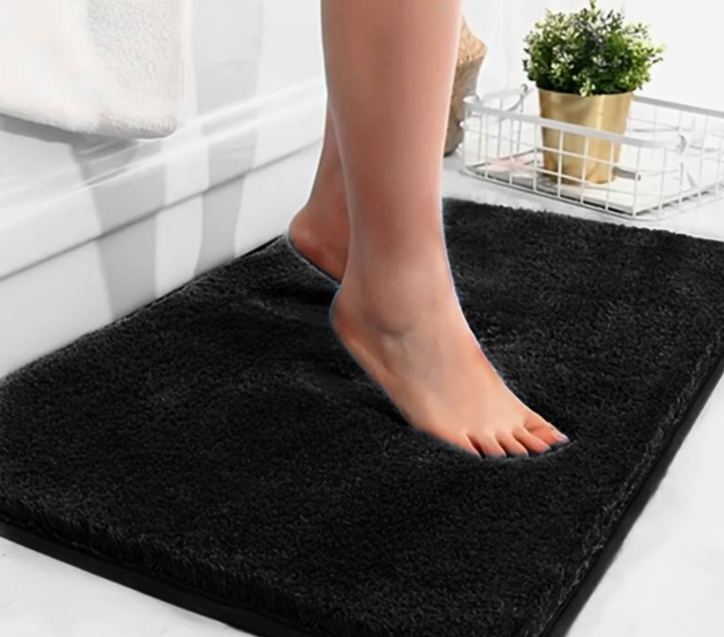 Thick Microfiber Bath Mat - Soft, Absorbent, Non-Slip - Perfect for Bathrooms and Bedrooms | Skanto