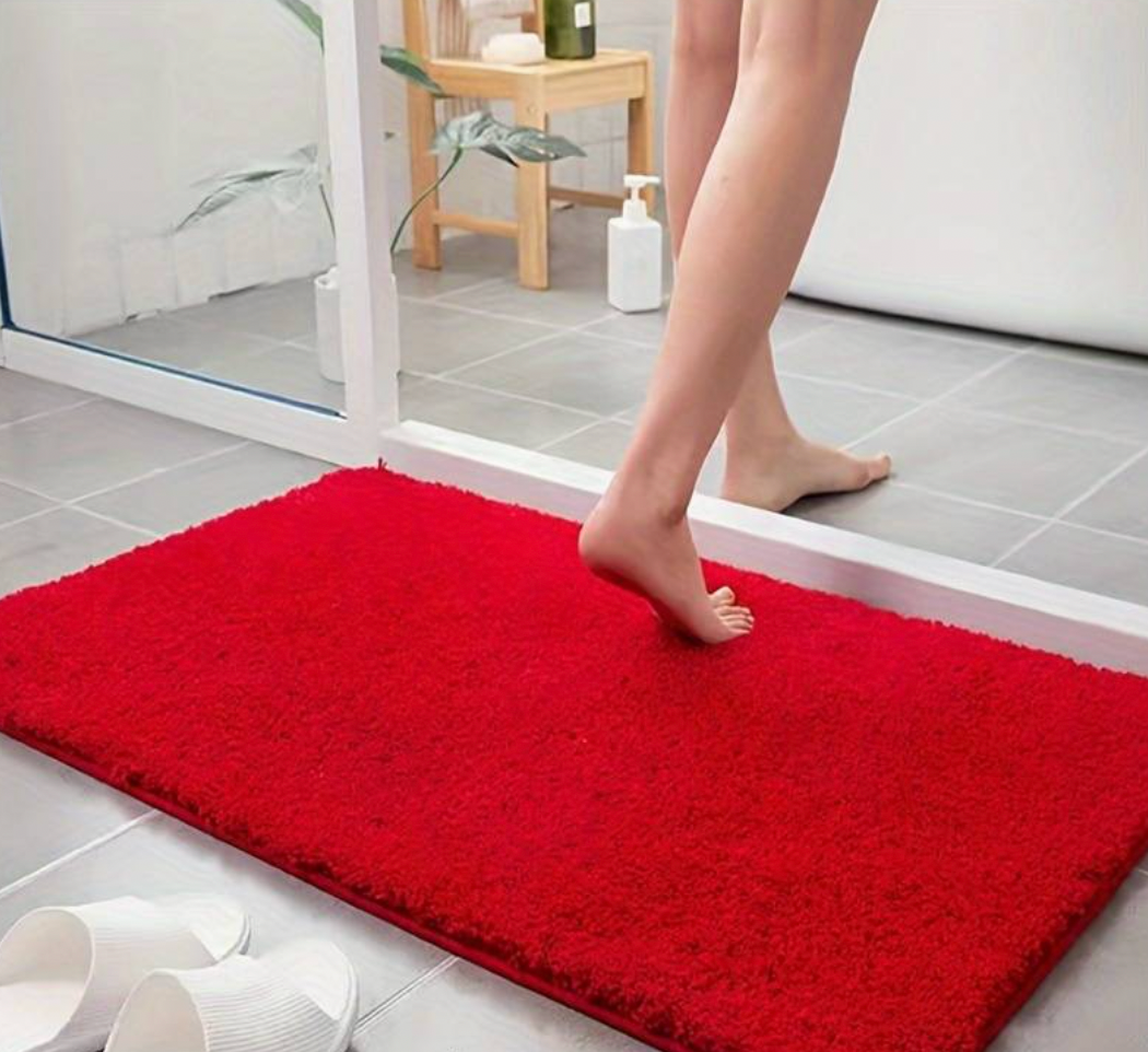Thick Microfiber Bath Mat - Soft, Absorbent, Non-Slip - Perfect for Bathrooms and Bedrooms | Skanto