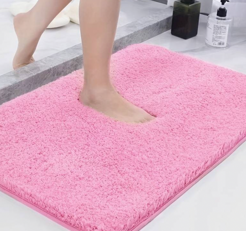 Thick Microfiber Bath Mat - Soft, Absorbent, Non-Slip - Perfect for Bathrooms and Bedrooms | Skanto
