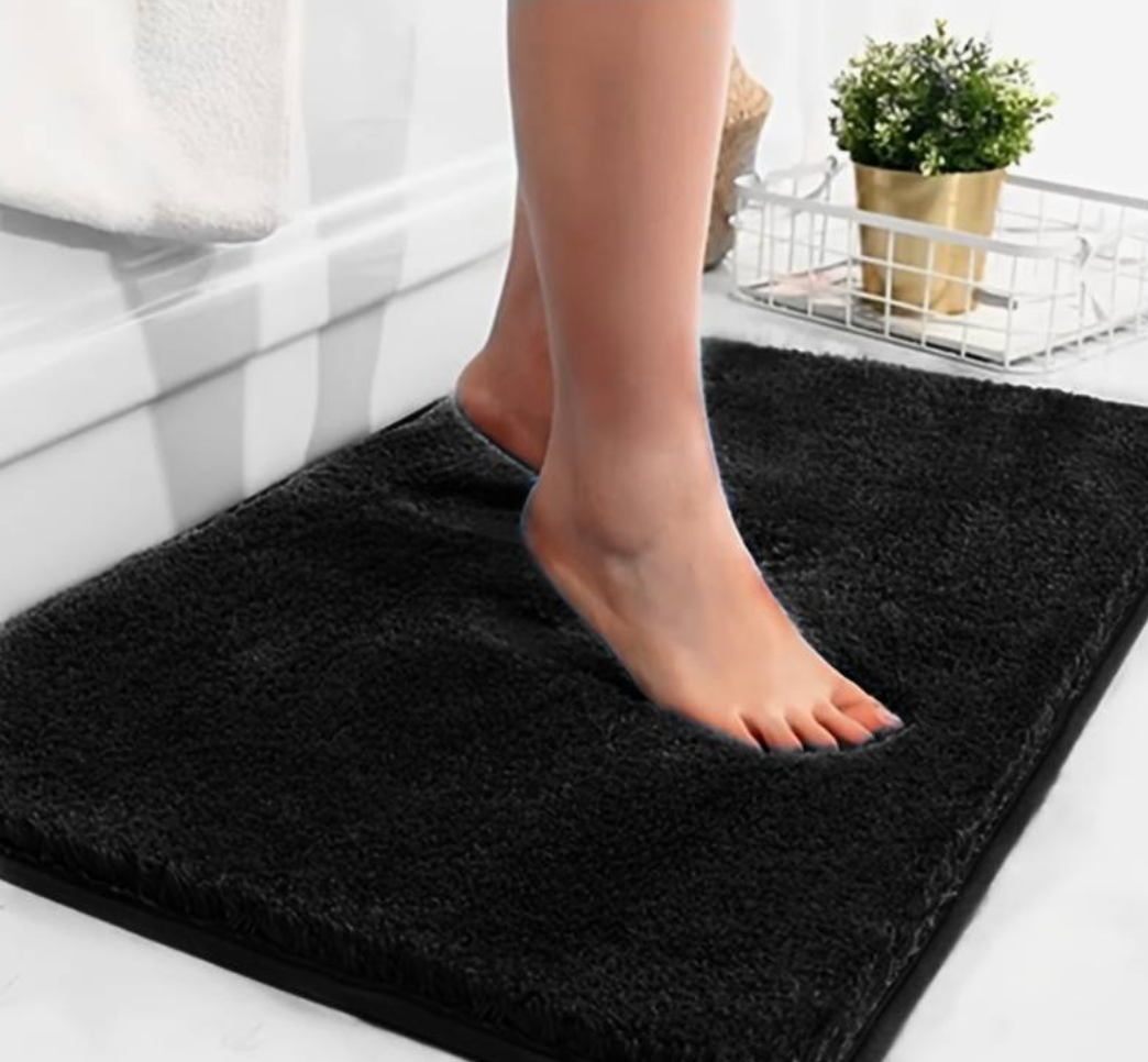 Thick Microfiber Bath Mat - Soft, Absorbent, Non-Slip - Perfect for Bathrooms and Bedrooms | Skanto