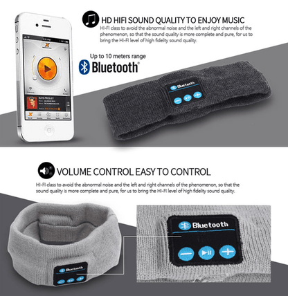 Skanto | Bluetooth Headband with Mic and Earphones