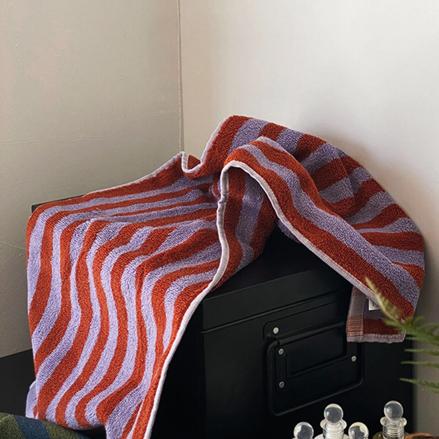 Colourful Checkerboard & Stripe Towels | Bowlift