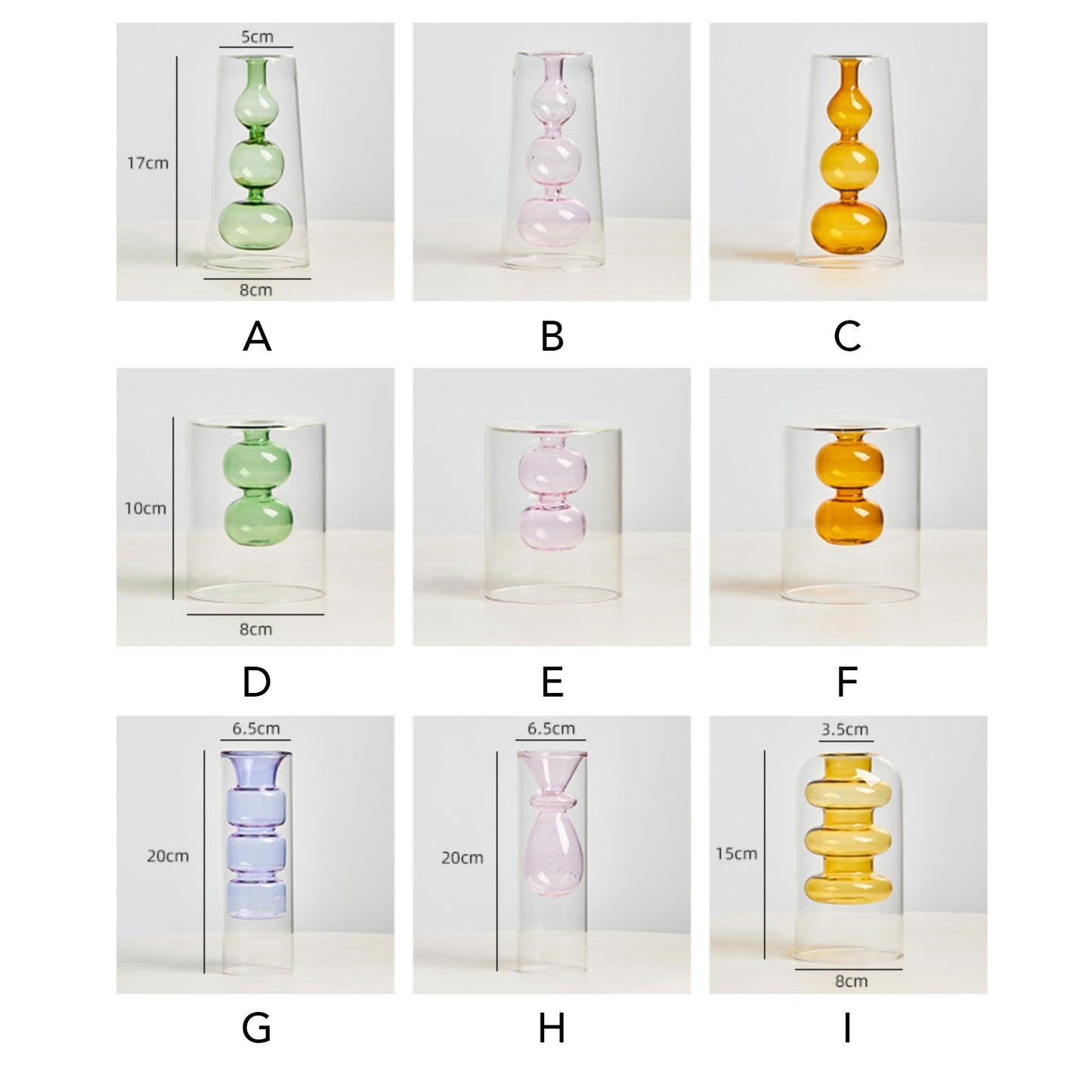 Bubbly Glass Vases | Bowlift