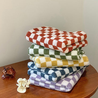 Colourful Checkerboard & Stripe Towels | Bowlift