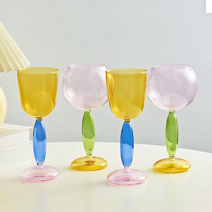 BowLift | Borosilicate 3-Color Glassware - Wine Glass