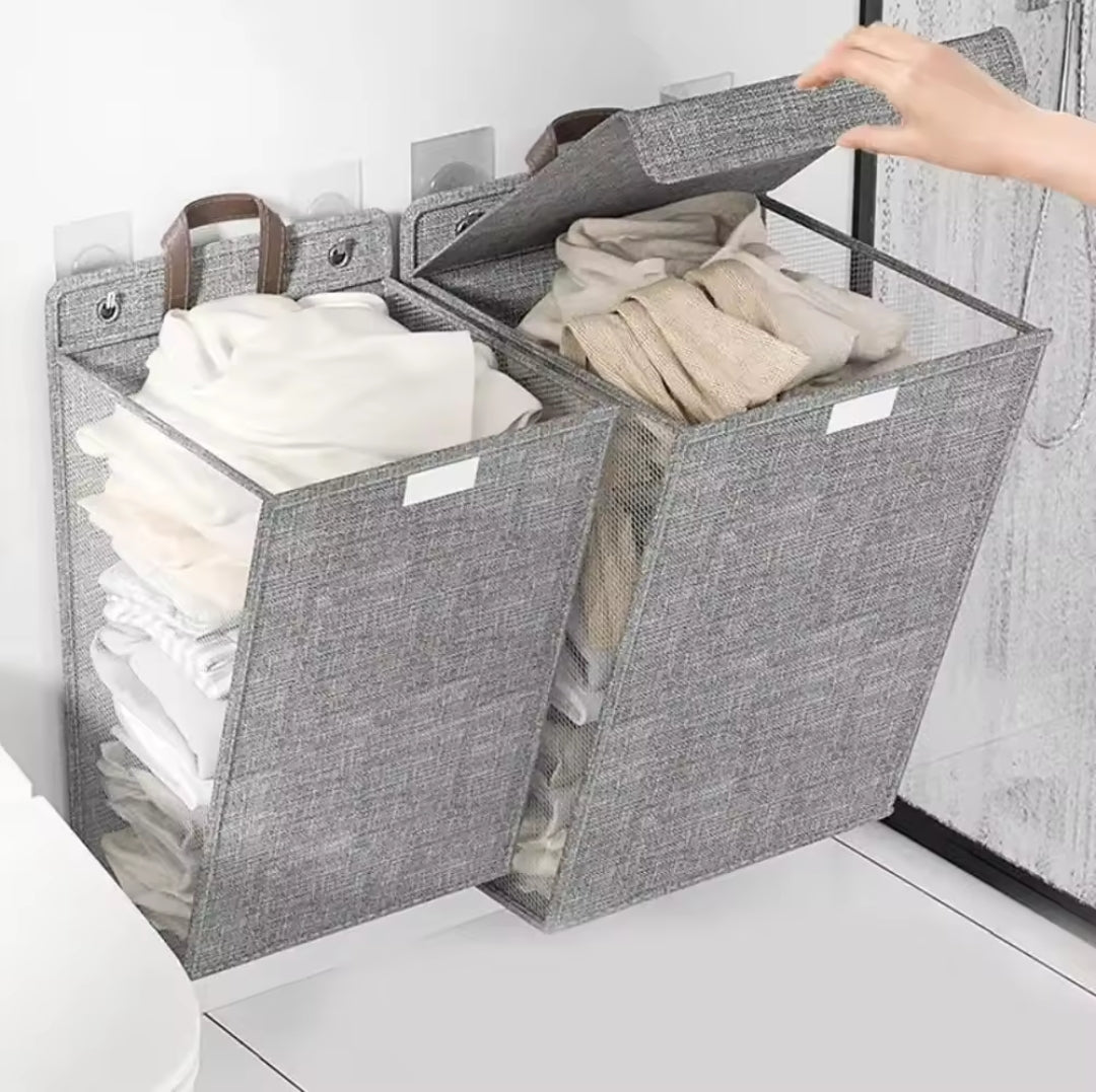 Skanto | Wall-Mounted Foldable Laundry Basket