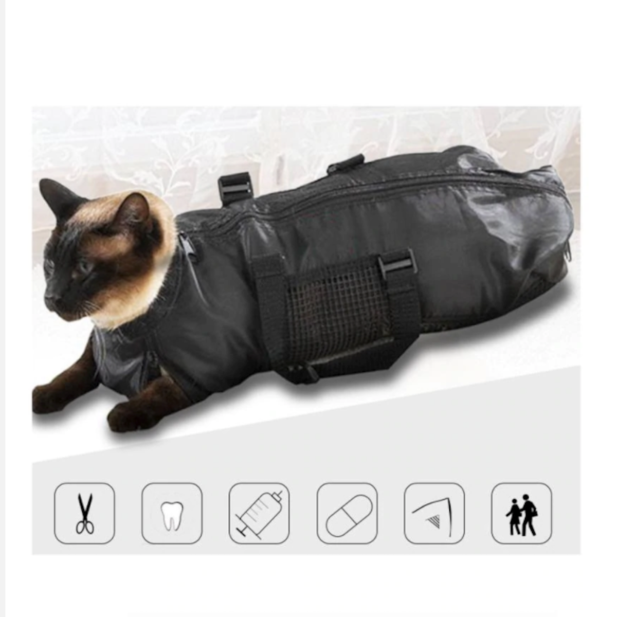 Skanto | Skanto Adjustable Cat Grooming Restraint Bag