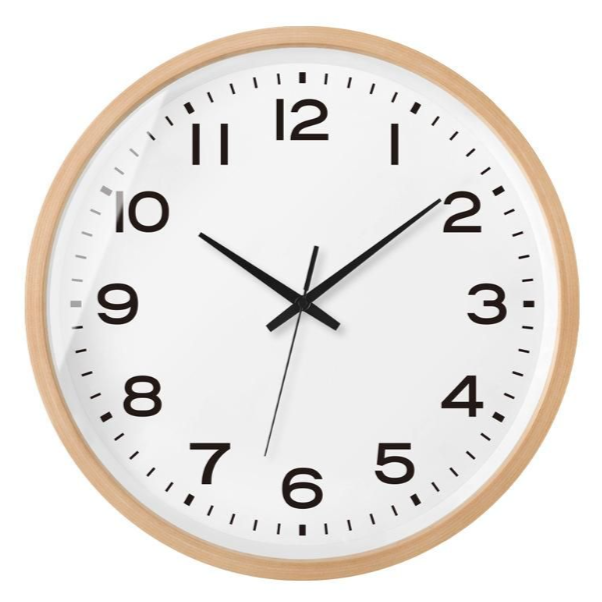 Skanto Scandinavian Wood Wall Clock