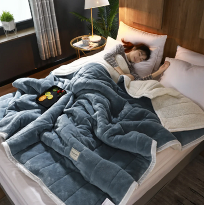 Ultimate three-layer blanket for cozy warmth