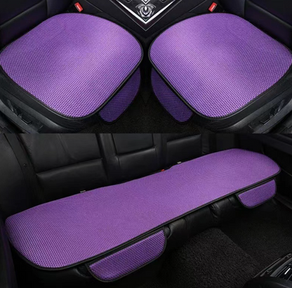 Skanto | BreezeComfort Car Seat Cover Set – Breathable Ice Silk Car Seat Cushion with Massage Effect