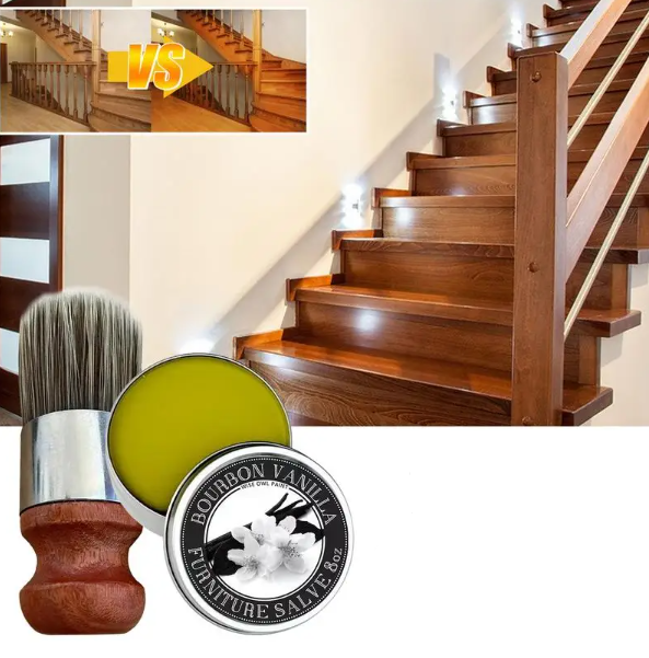 LeatherRevive | Leather Furniture Cream with Wooden Brush | Karnz