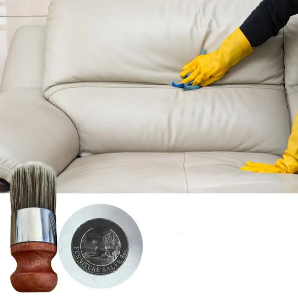 LeatherRevive | Leather Furniture Cream with Wooden Brush | Karnz