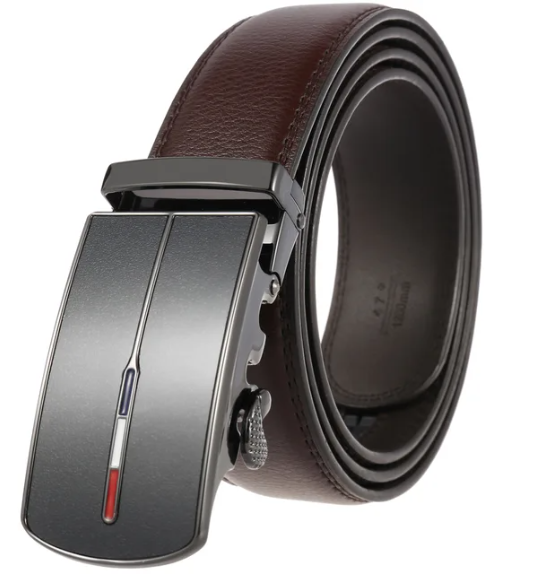 PrestigeBelt - Luxury Men's Belt with Automatic Buckle Skanto