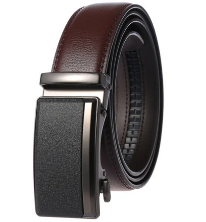 PrestigeBelt - Luxury Men's Belt with Automatic Buckle Skanto