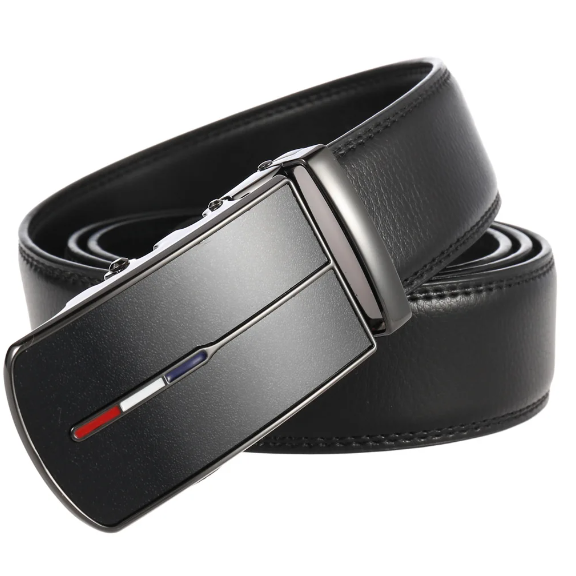 PrestigeBelt - Luxury Men's Belt with Automatic Buckle Skanto