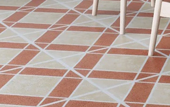 Self-adhesive PVC flooring, matte stone-look vinyl flooring
