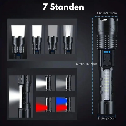 Skanto | High-Performance Military Flashlight with 5000 Lumens