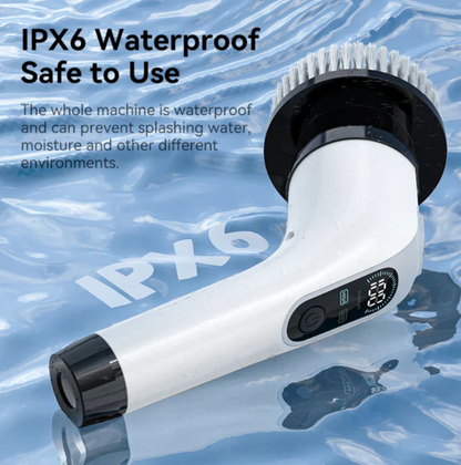 Skanto | Wireless Electric Cleaning Brush with 7 Interchangeable Attachments