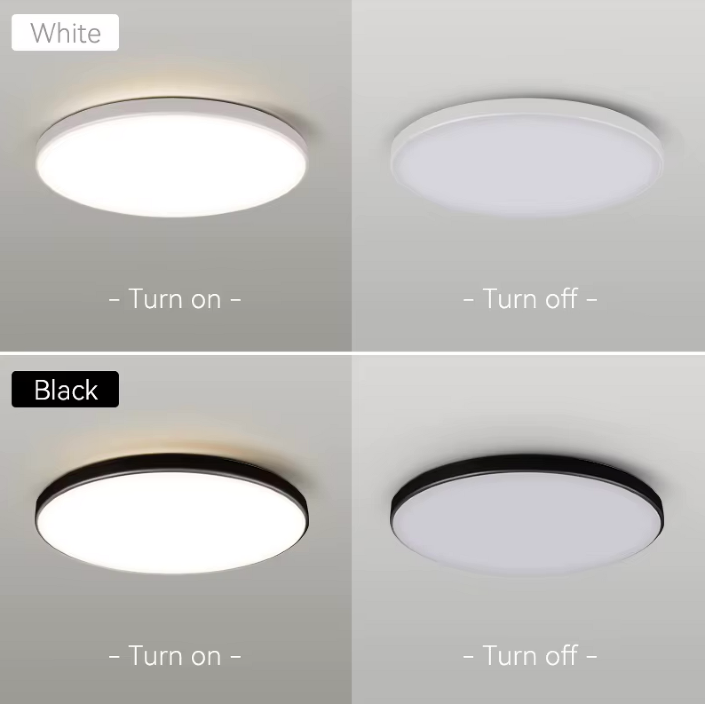 Energy-Efficient LED Flush Mount Ceiling Light