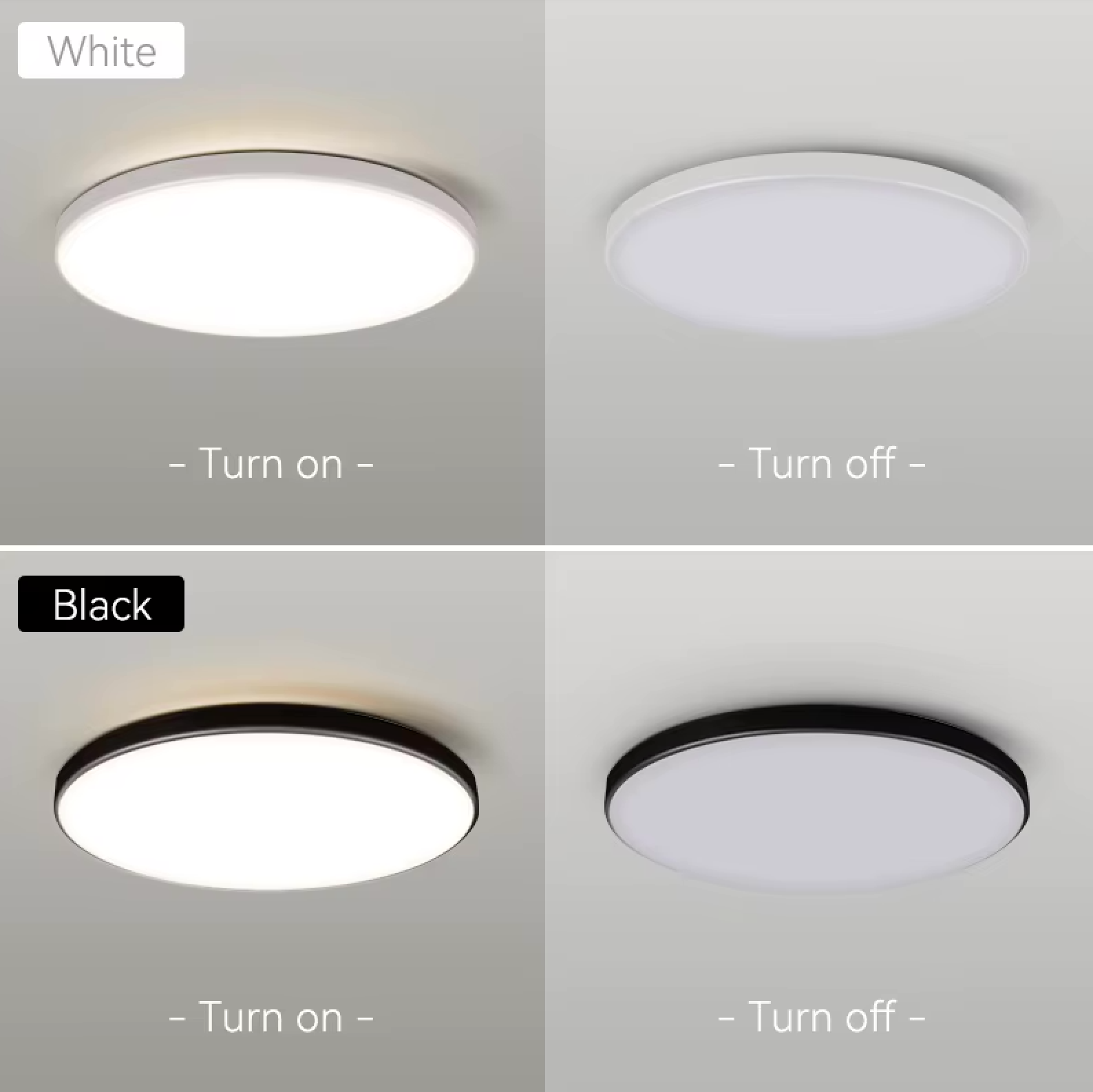 Energy-Efficient LED Flush Mount Ceiling Light