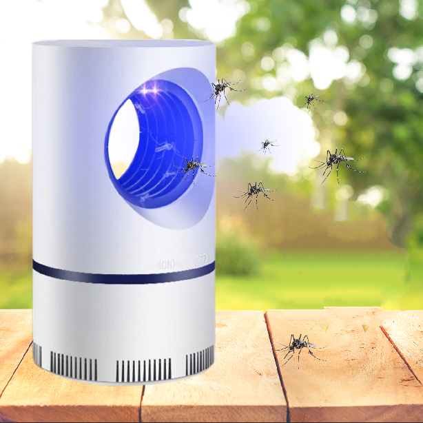 Mosquito killer lamp with UV light trap